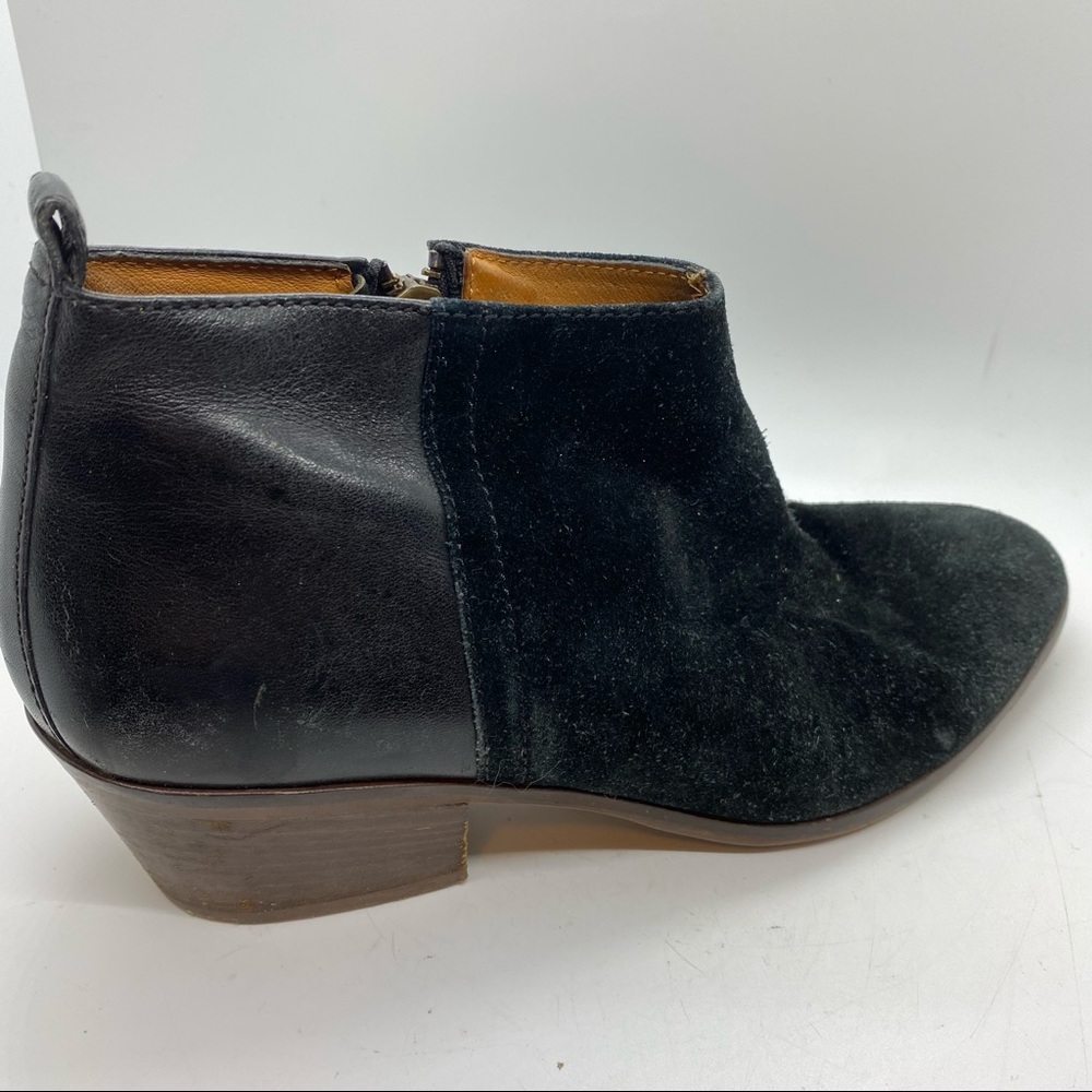 Madewell Suede and Leather Ankle Booties
